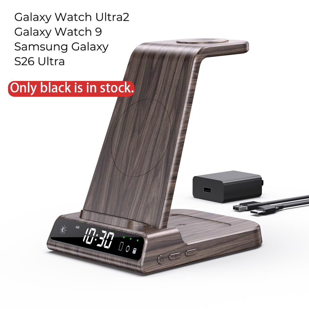 Elecdov C01 3-in-1 Magnetische Ladestation für Samsung, Inklusive Ladestecker