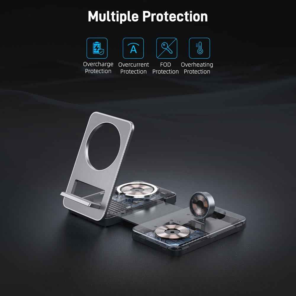 Elecdov CE41A 4 In 1 Magnetic Charging Station for Apple