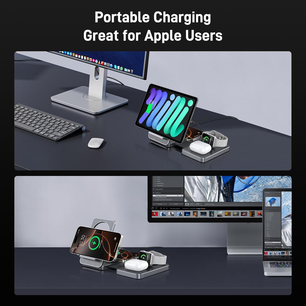 Elecdov CE41A 4 In 1 Magnetic Charging Portable ChargingGreat for Apple Users