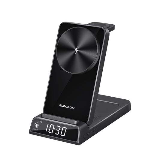 Elecdov CE19A 3-in-1 Magnetische Ladestation für Apple, inkl. Ladestecker