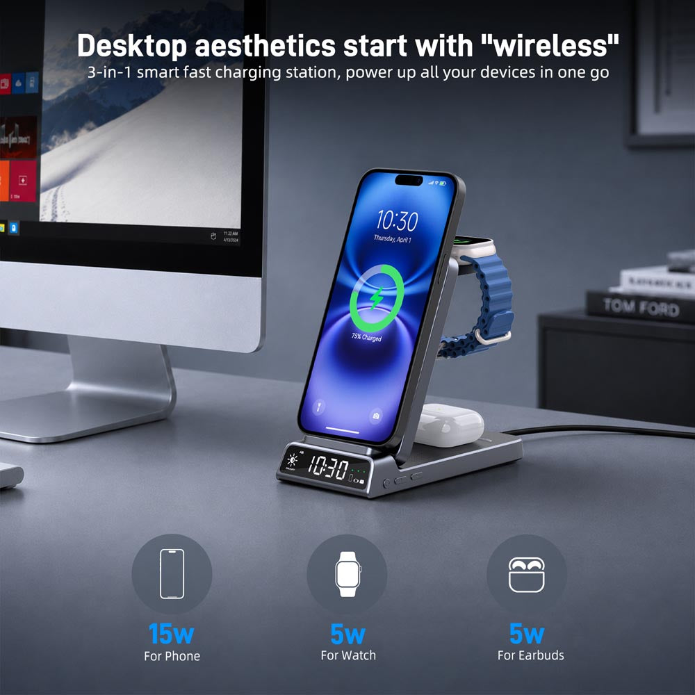 Elecdov CE19A 3 In 1 Magnetic Charging-Super fast charging