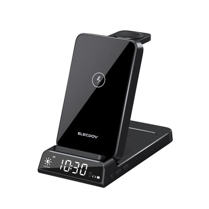 Elecdov CE20F 3-in-1 Magnetische Ladestation für Samsung, Inklusive Ladestecker