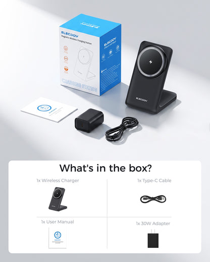 Elecdov CE22 Universal Magnetic Charging Station packing list