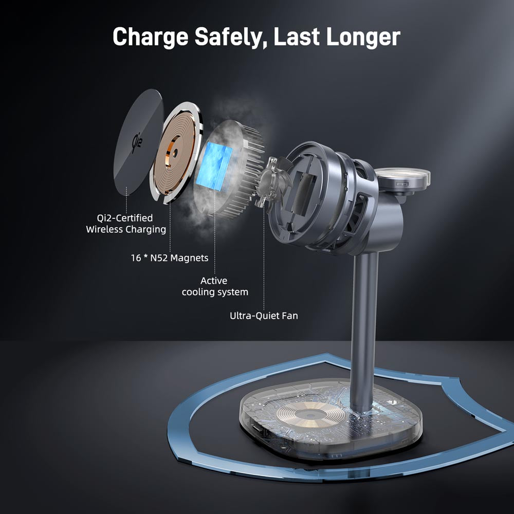 Elecdov W98A 3 In 1 Magnetic Charging Charge Safely, Last Longer